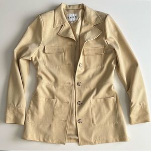 Na-kd blazer, wheat pale yellow, 34/small